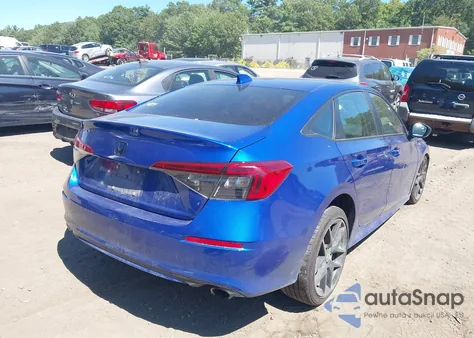 2022 Honda Civic Sport из США, поврежденный, VIN 2HGFE2F51NH560575